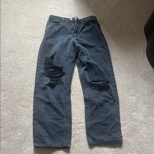 Princess Polly Charcoal Denim Pants